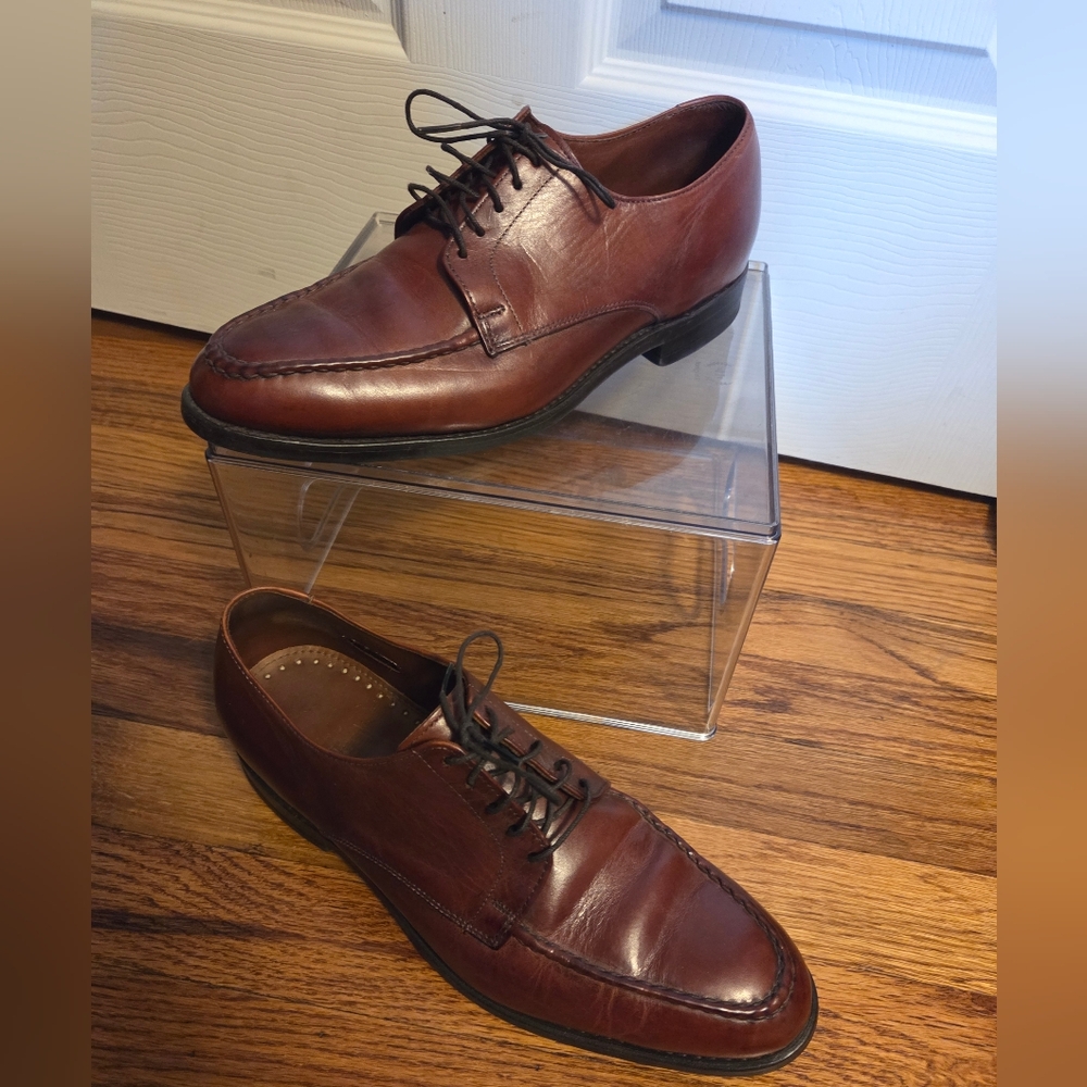 Allen Edmonds Powell men's dress shoes in brown leather Suze 9.5